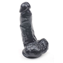 Load image into Gallery viewer, NutBustersXXX Sex Toys Black 6-Inch Dildo with Suction Base