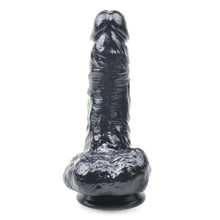 Load image into Gallery viewer, NutBustersXXX Sex Toys Black 6-Inch Dildo with Suction Base