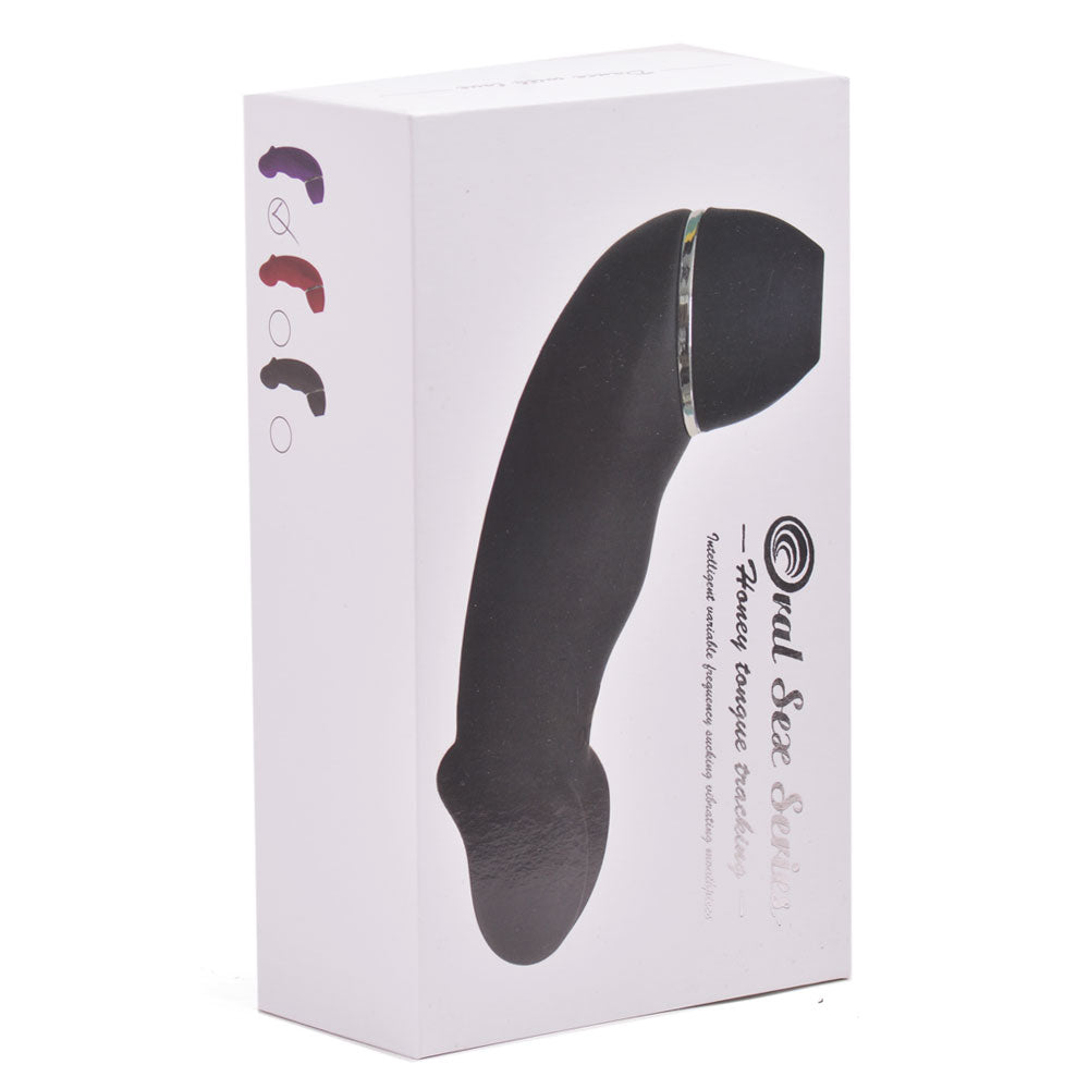 NutBustersXXX Sex Toys Honey Tip Clitoral Vibrator Suction Dildo