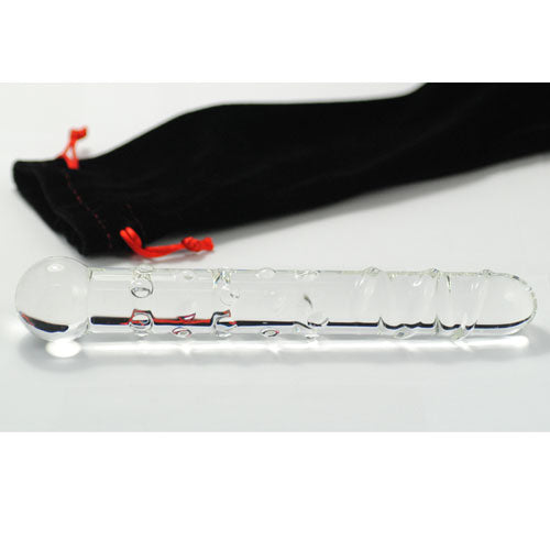 NutBustersXXX Sex Toys Festive Glass Dildo 