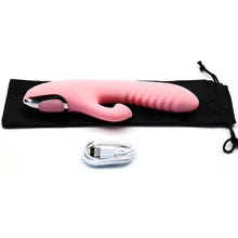 Load image into Gallery viewer, NutBustersXXX Sex Toys Pink Wave Rabbit Vibrator Suction Clit Dildo 