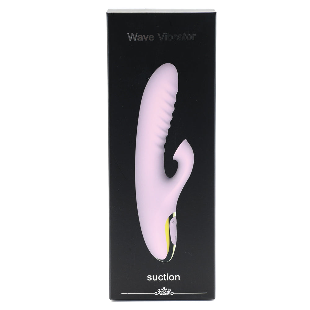 NutBustersXXX Sex Toys Pink Wave Rabbit Vibrator Suction Clit Dildo 